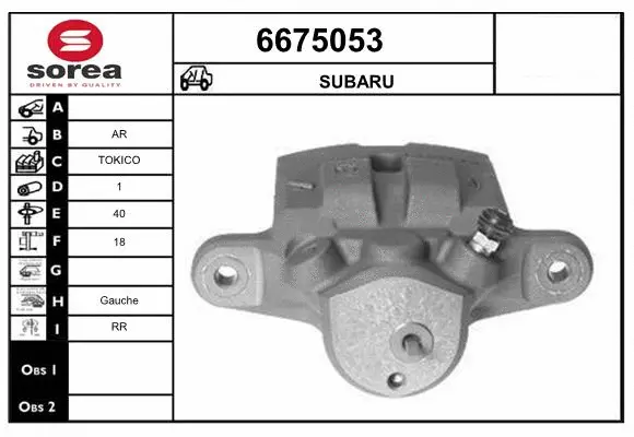 Brake Caliper (6675053)