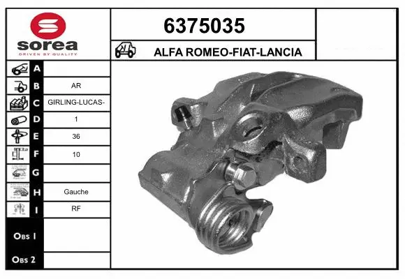 Brake Caliper (6375035)