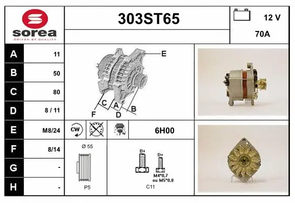 Alternator (303ST65)