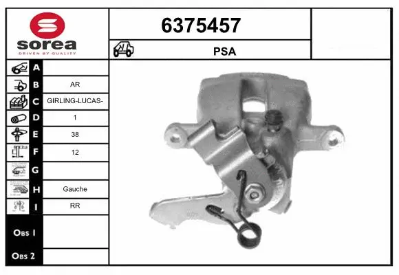 Brake Caliper (6375457)