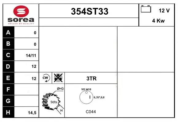 Starter (354ST33)