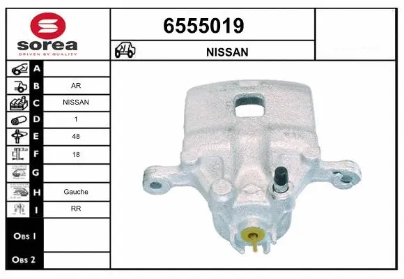 Brake Caliper (6555019)