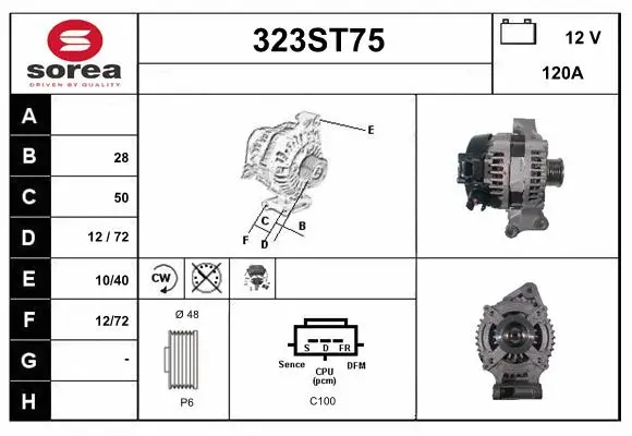 Alternator (323ST75)