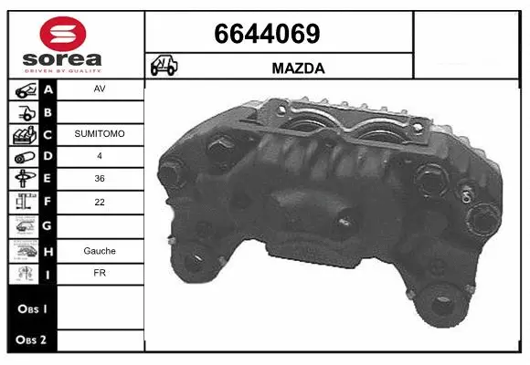 Brake Caliper (6644069)