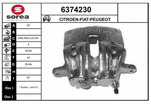 Brake Caliper (6374230)