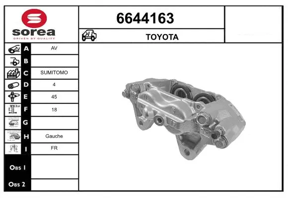 Brake Caliper (6644163)