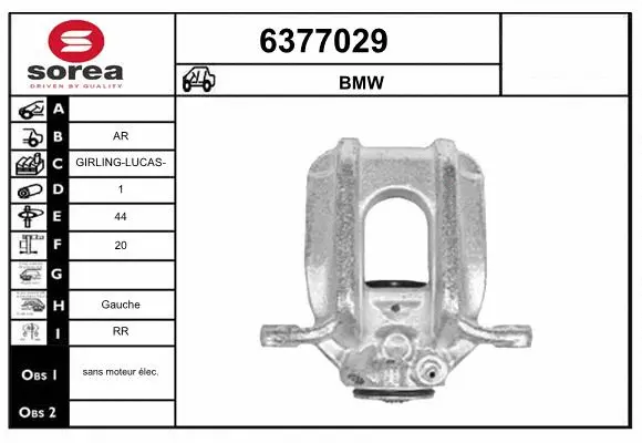 Brake Caliper (6377029)