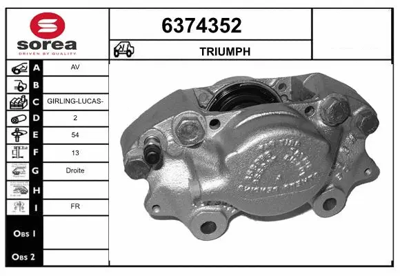Brake Caliper (6374352)