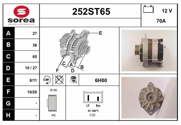 Alternator (252ST65)
