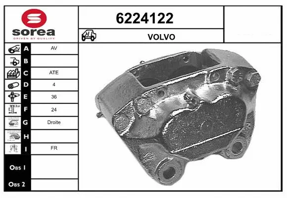 Brake Caliper (6224122)