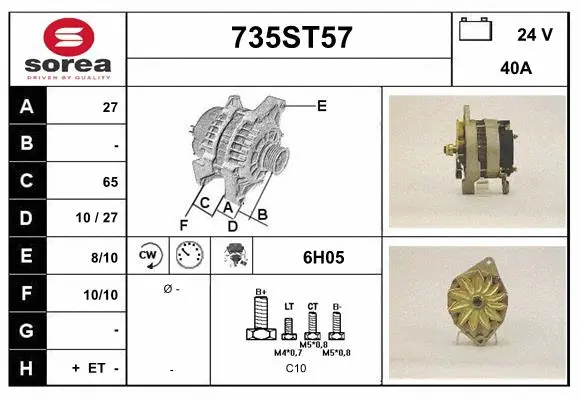 Alternator (735ST57)