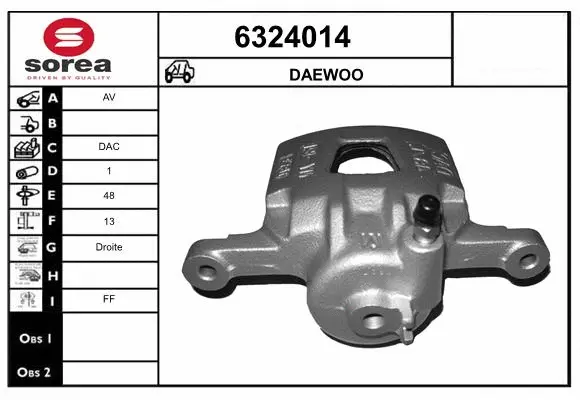 Brake Caliper (6324014)