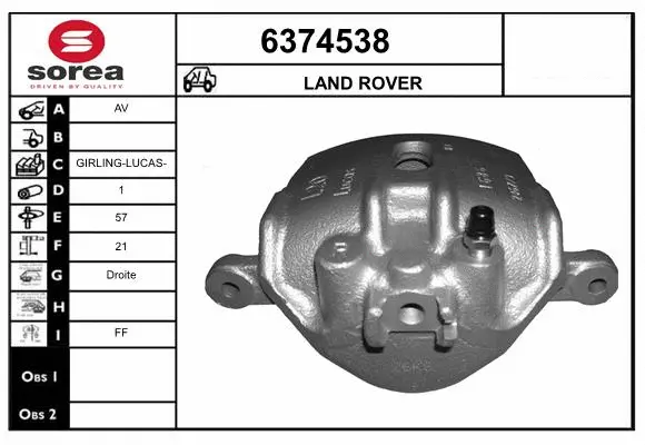Brake Caliper (6374538)