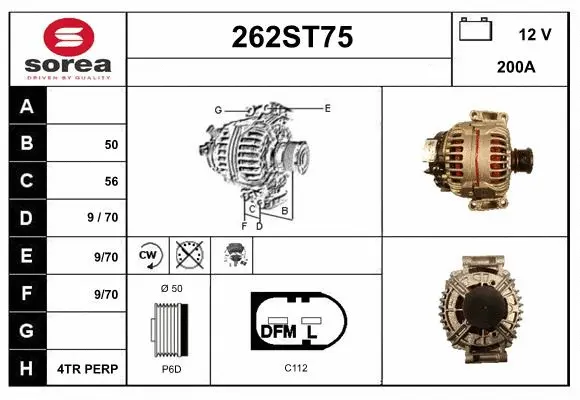 Alternator (262ST75)