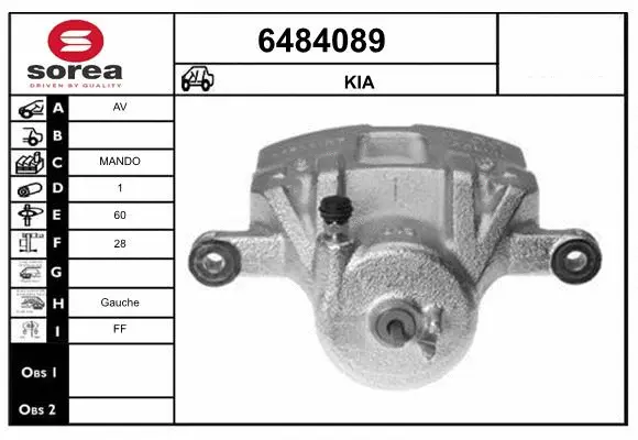Brake Caliper (6484089)