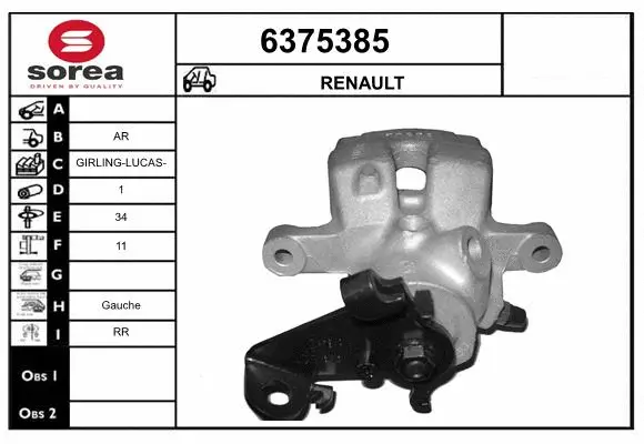 Brake Caliper (6375385)
