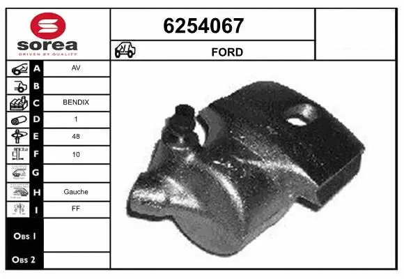 Brake Caliper (6254067)