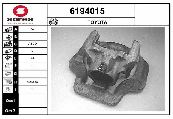 Brake Caliper (6194015)
