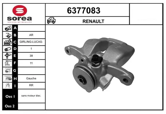 Brake Caliper (6377083)