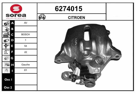 Brake Caliper (6274015)
