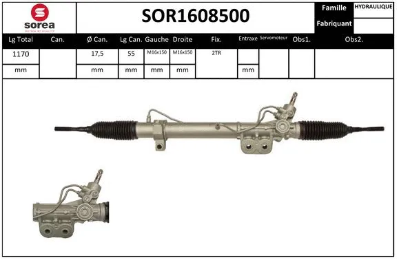 Steering Gear (SOR1608500)