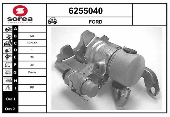Brake Caliper (6255040)