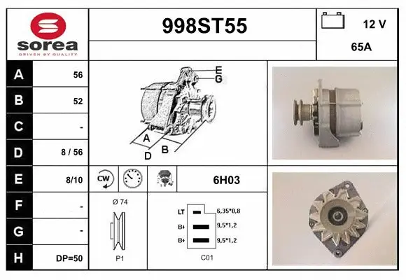 Alternator (998ST55)