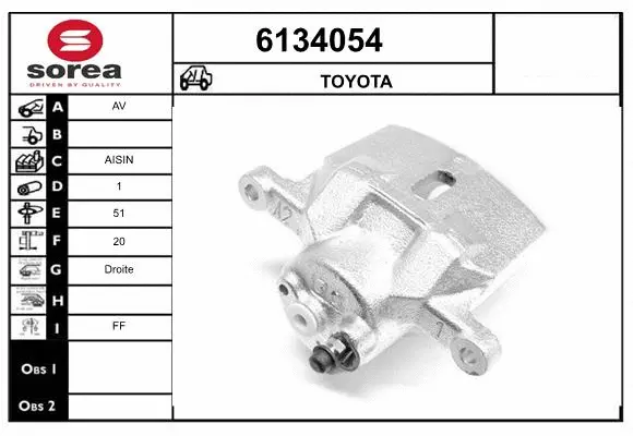 Brake Caliper (6134054)