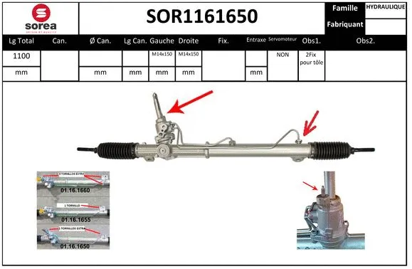 Steering Gear (SOR1161650)
