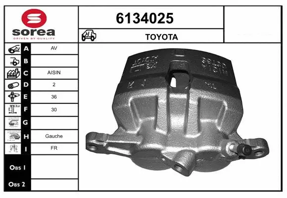 Brake Caliper (6134025)