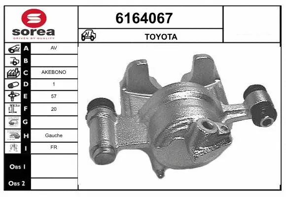 Brake Caliper (6164067)