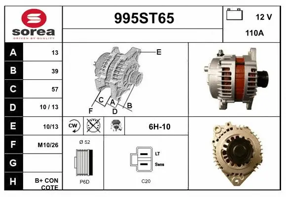 Alternator (995ST65)