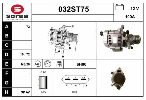Alternator (032ST75)