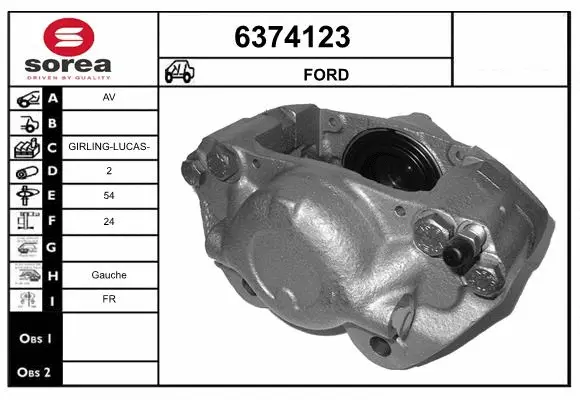 Brake Caliper (6374123)