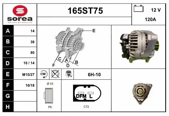 Alternator (165ST75)