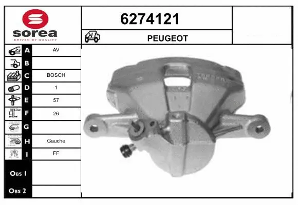 Brake Caliper (6274121)