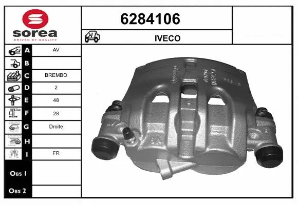 Brake Caliper (6284106)