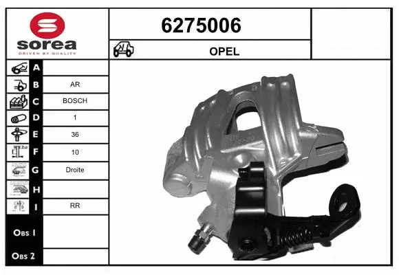 Brake Caliper (6275006)