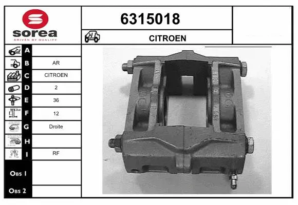 Brake Caliper (6315018)