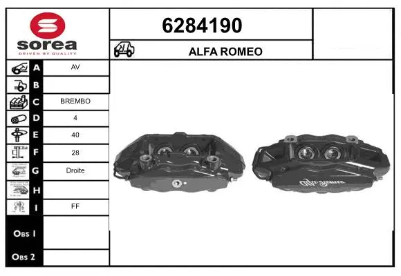 Brake Caliper (6284190)