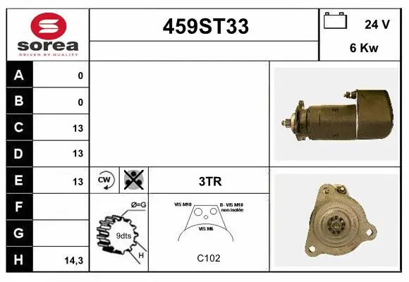 Starter (459ST33)