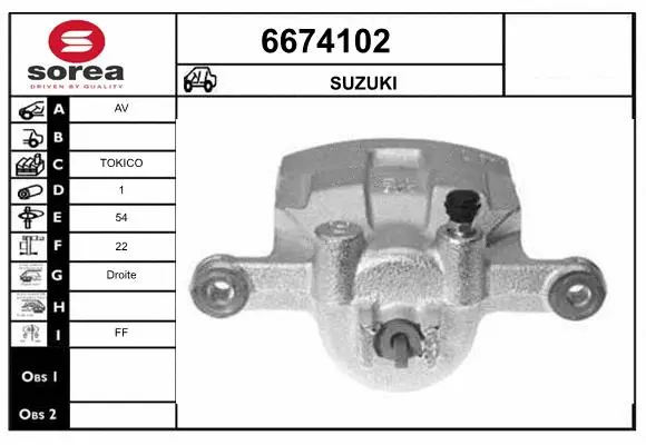Brake Caliper (6674102)