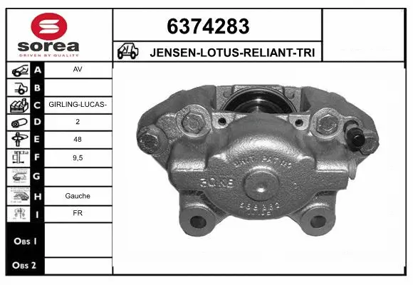 Brake Caliper (6374283)