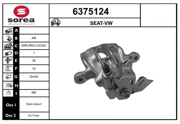 Brake Caliper (6375124)