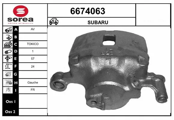 Brake Caliper (6674063)