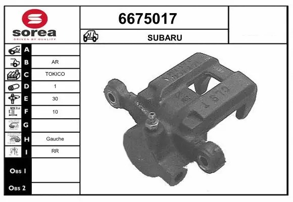 Brake Caliper (6675017)