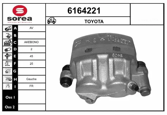 Brake Caliper (6164221)