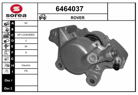 Brake Caliper (6464037)