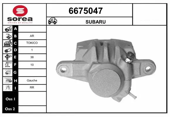 Brake Caliper (6675047)