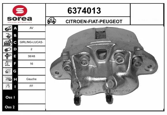 Brake Caliper (6374013)